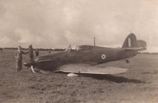 Hurricane plane crash