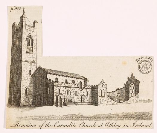 Athboy's Carmelite Church as it appeared in The Gentleman's Magazine